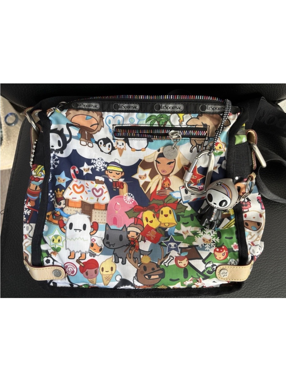 Lesportsac Tokidoki Multicolor Character Print Crossbody - Picture 9 of 10